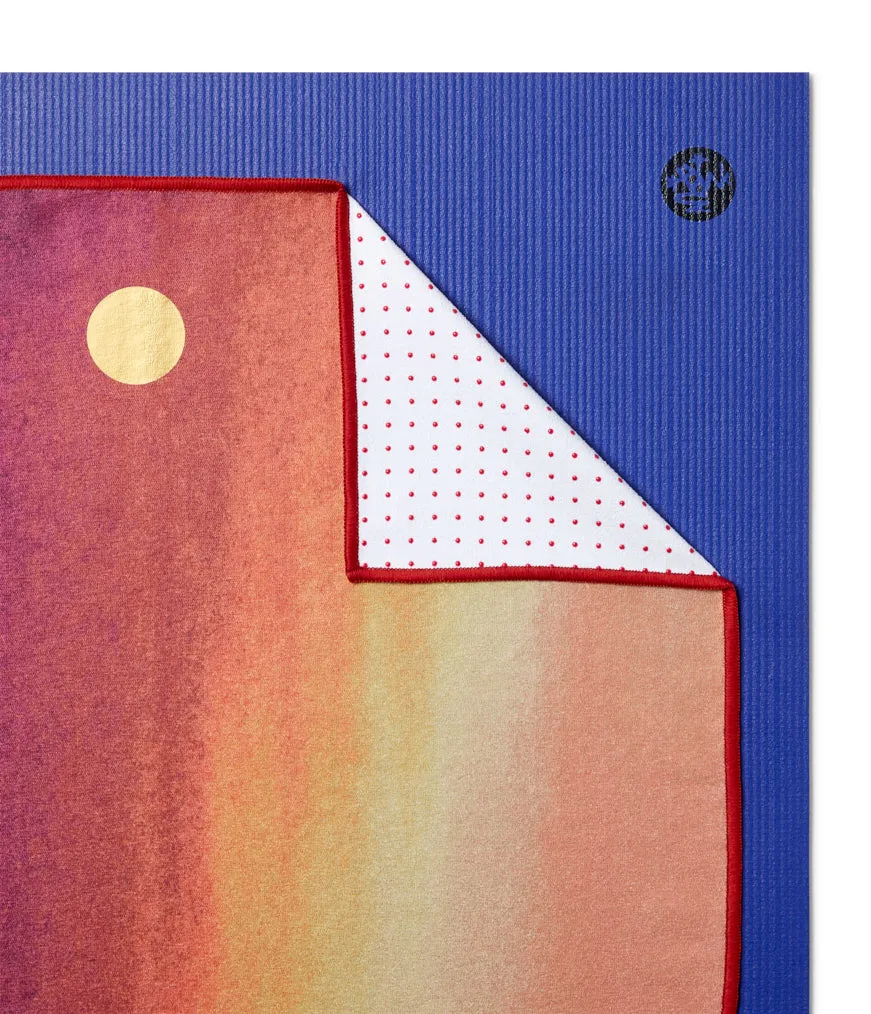 Manduka Yogitoes Skidless Yoga Mat Towel 71'' - Ruby Noble 2.0