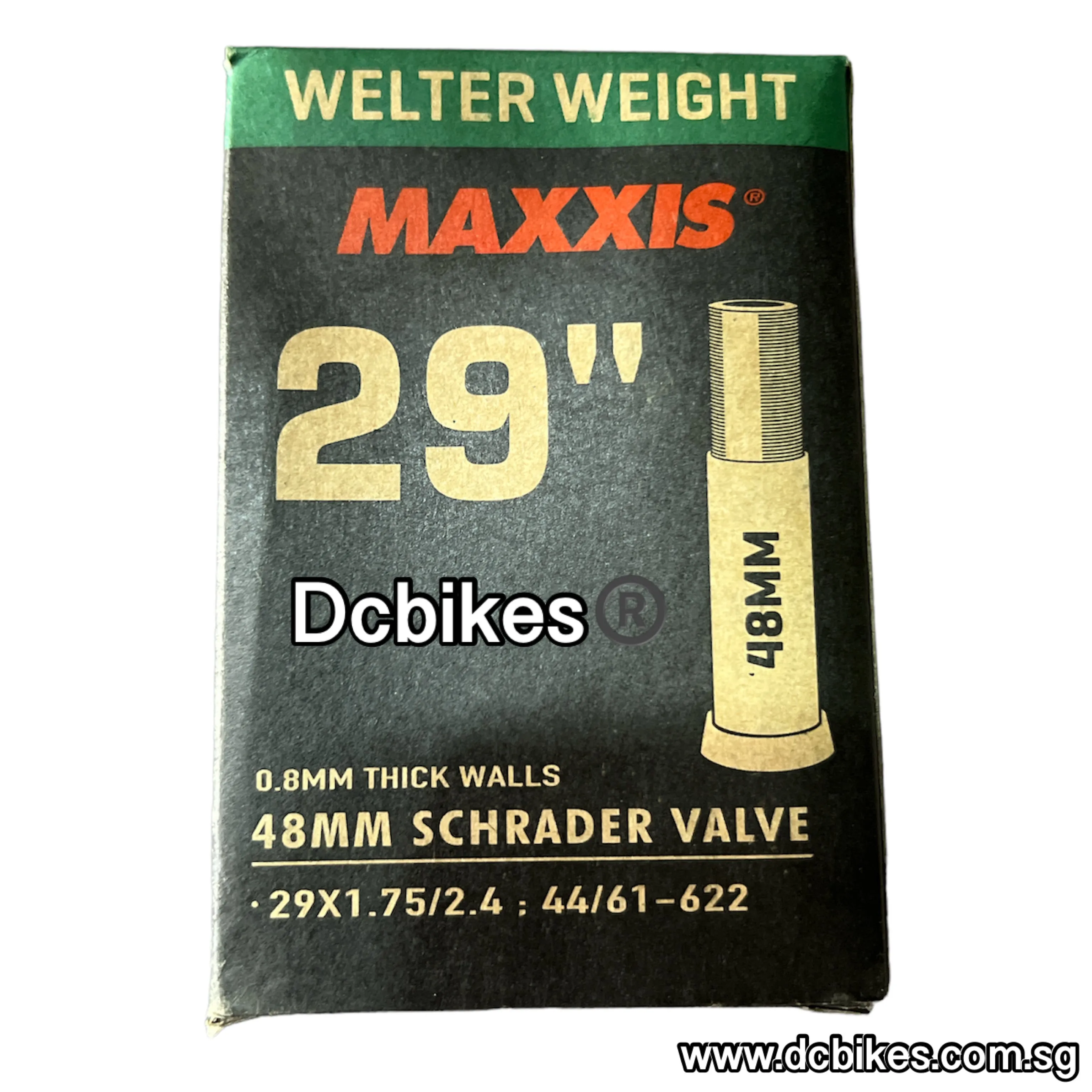 Maxxis 26 X 1.50/2.50 | 27.5/29 X 1.75/2.4 Presta | Schrader 48mm UltraLight MTB Tube