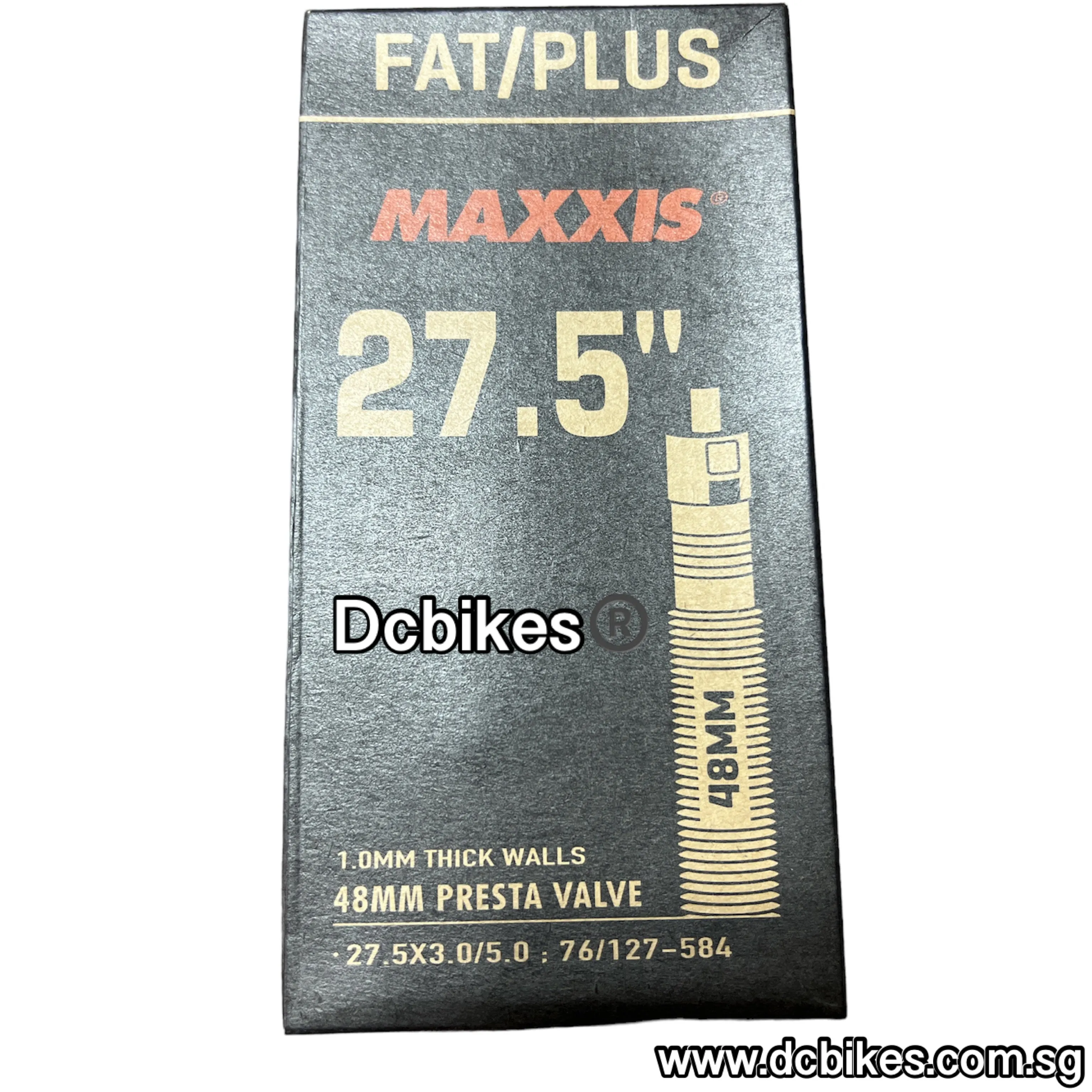 Maxxis 26 X 1.50/2.50 | 27.5/29 X 1.75/2.4 Presta | Schrader 48mm UltraLight MTB Tube