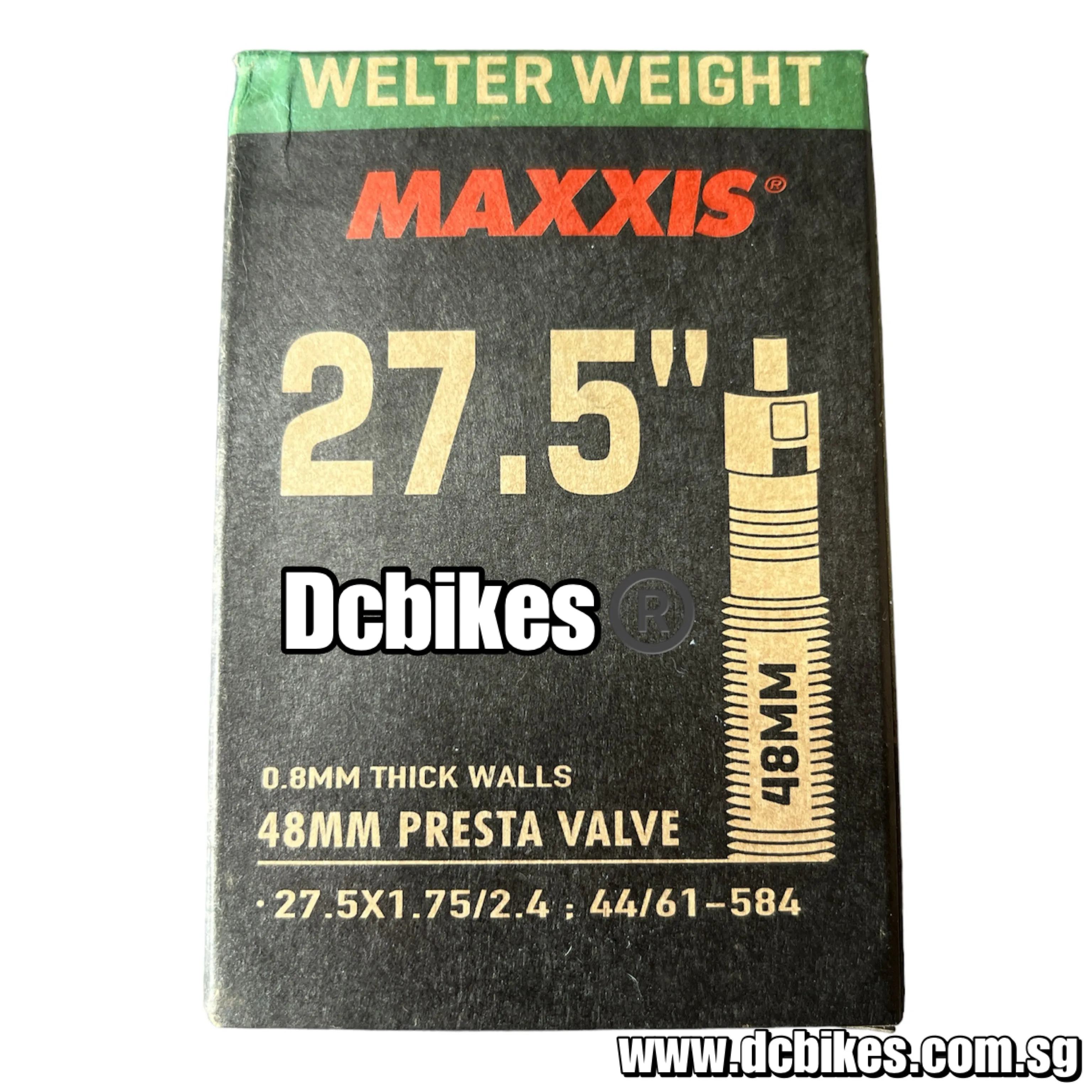 Maxxis 26 X 1.50/2.50 | 27.5/29 X 1.75/2.4 Presta | Schrader 48mm UltraLight MTB Tube