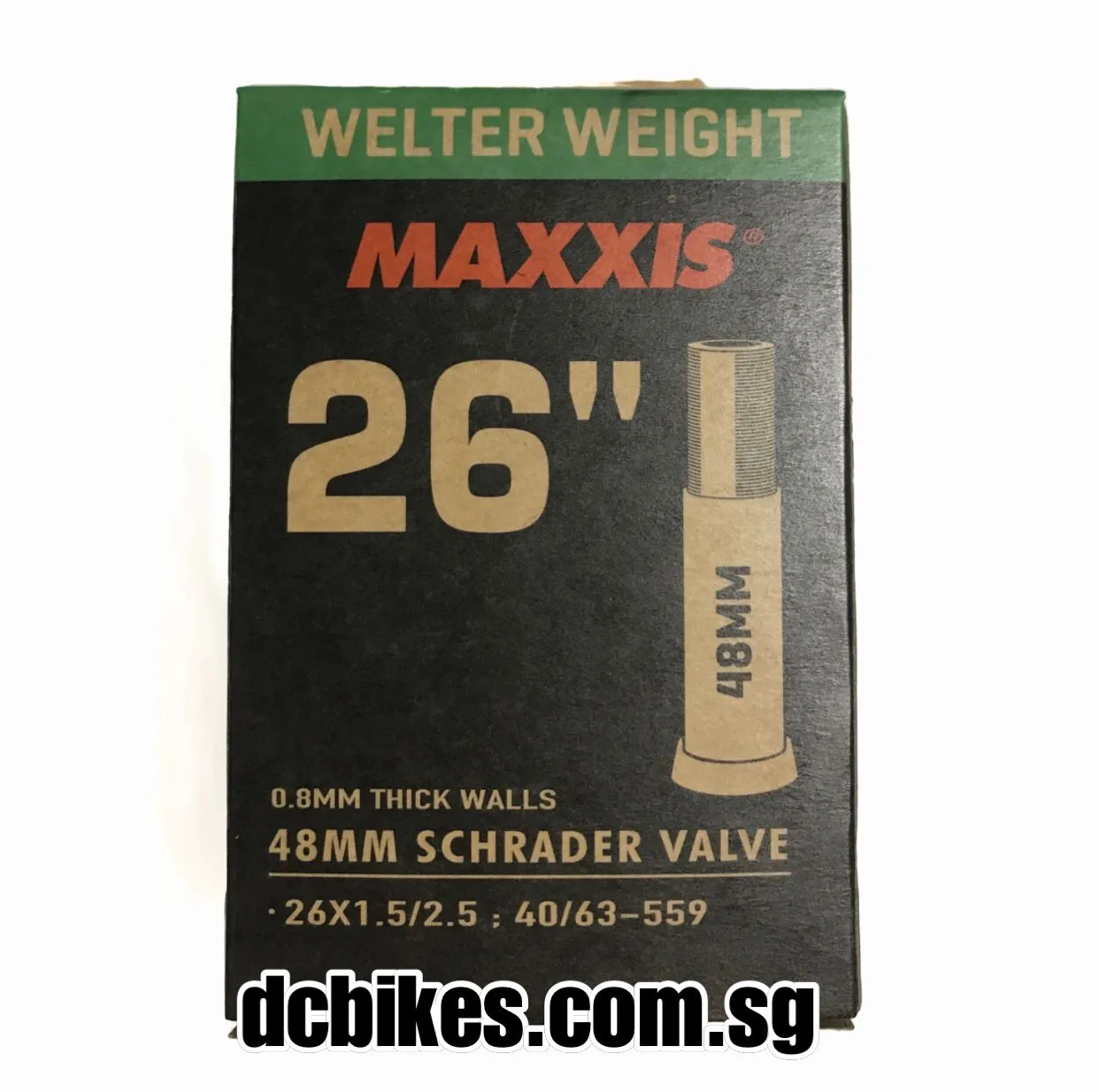 Maxxis 26 X 1.50/2.50 | 27.5/29 X 1.75/2.4 Presta | Schrader 48mm UltraLight MTB Tube