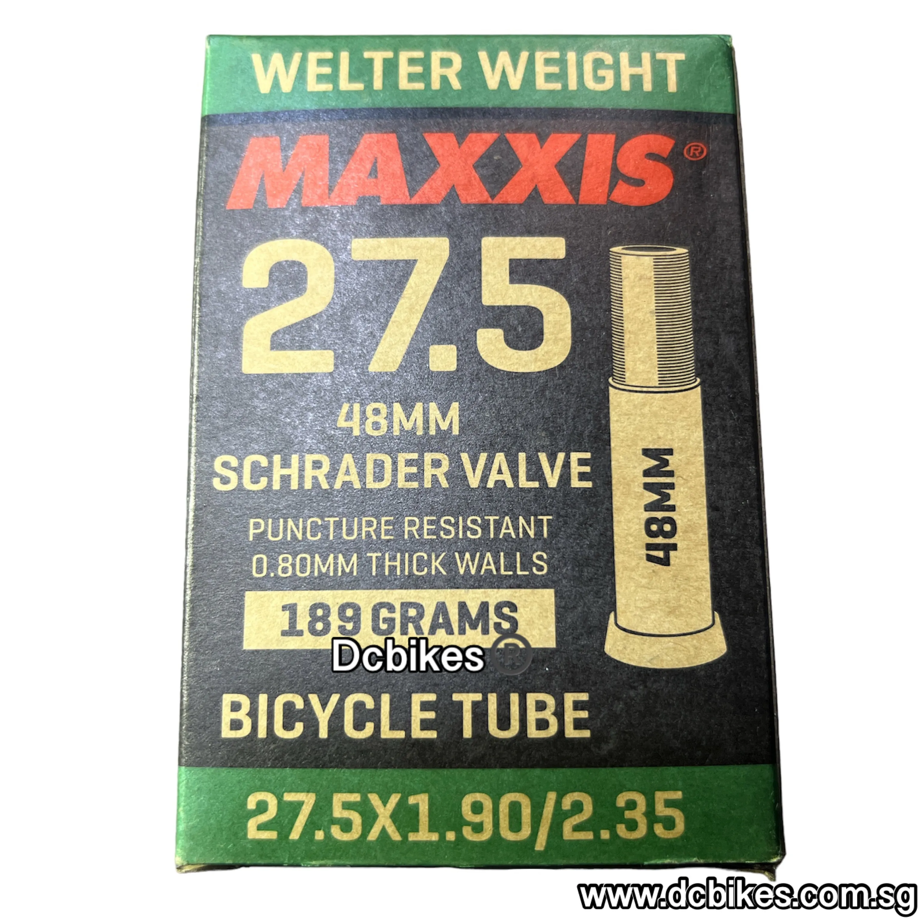 Maxxis 26 X 1.50/2.50 | 27.5/29 X 1.75/2.4 Presta | Schrader 48mm UltraLight MTB Tube
