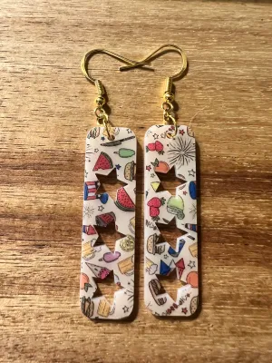 Memorial Bbq Earrings