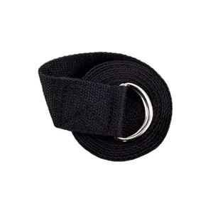 MINDMAKER - Yoga Strap with Ebook - Durable Cotton Exercise Straps w/Adjustable D-Ring Buckle for Stretching, General Fitness, Flexibility and Physical Therapy
