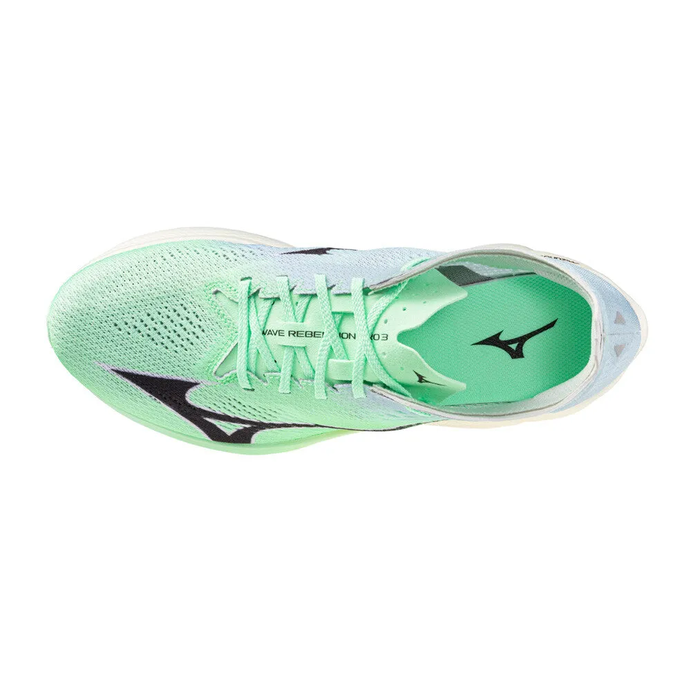 Mizuno Wave Rebellion Pro 3 (Unisex) - Neo Mint/Black/Hint of Mint