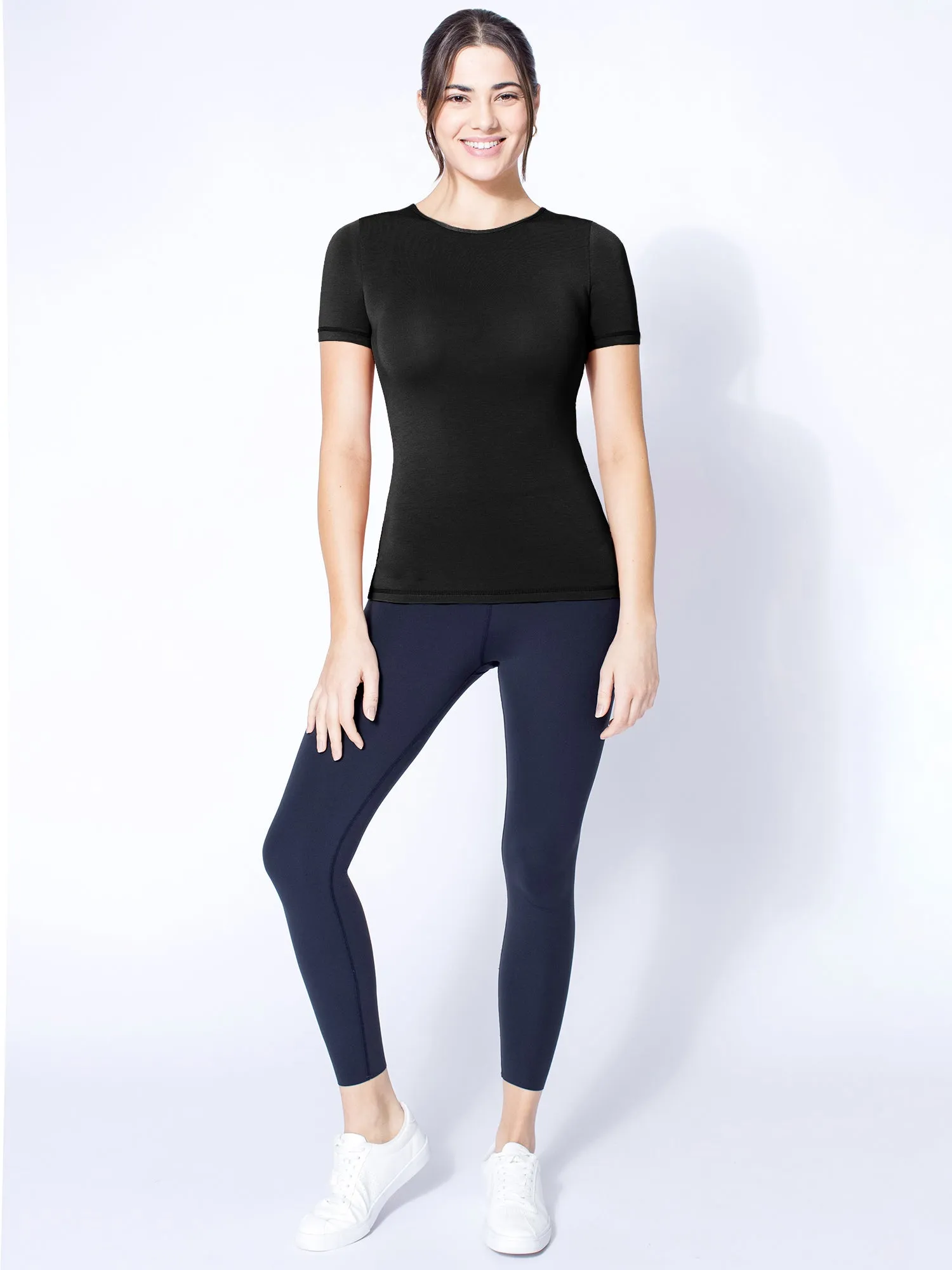MODAL INTRO TEE, BLACK