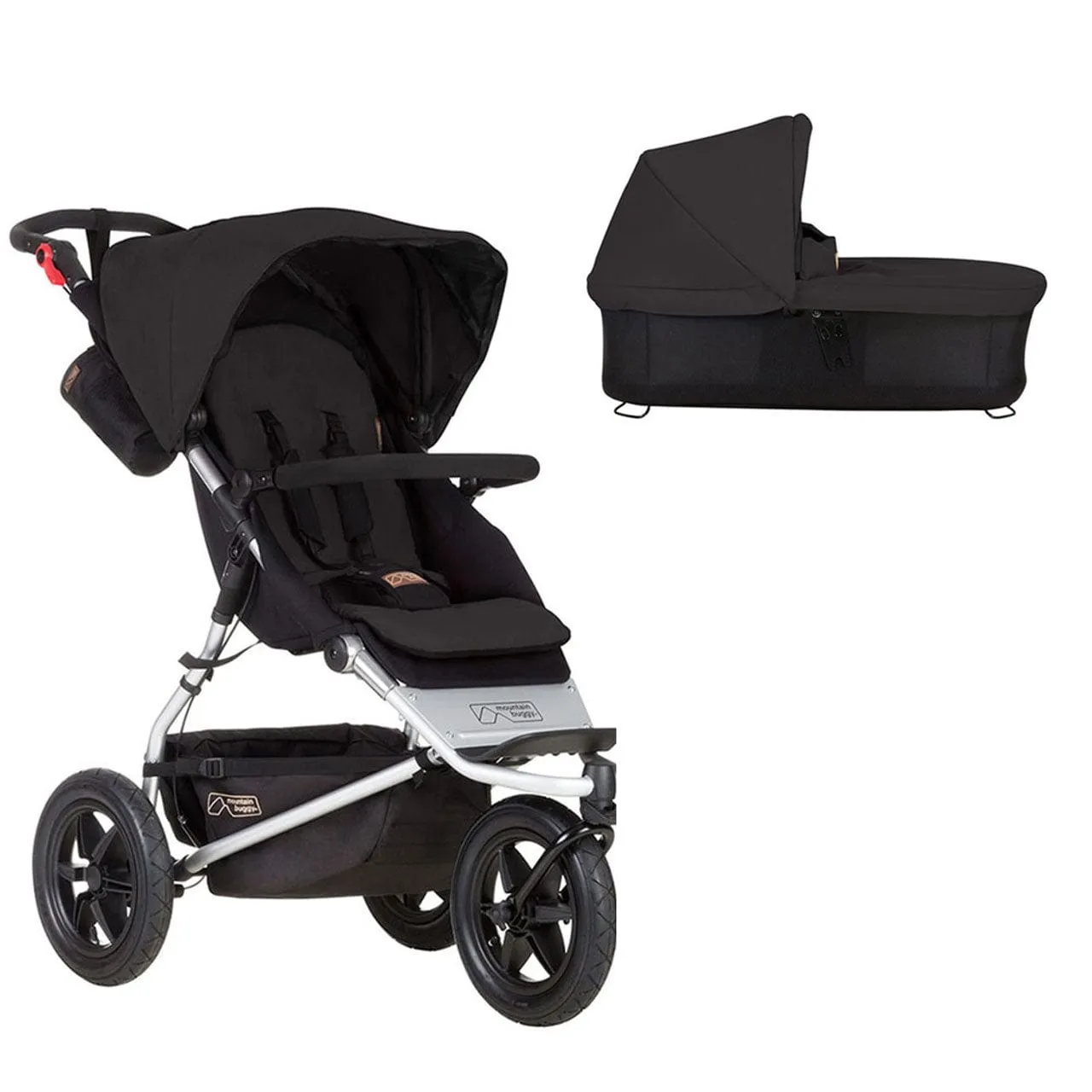 Mountain Buggy Urban Jungle with Free Carrycot - Black