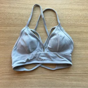 New Lululemon Radiant Rhapsody BraLavender Grey Size 6
