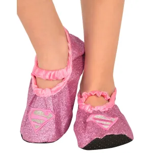 New with tags! Supergirl Glitter Slipper Shoes, fits ages 3-6, Retails $15 