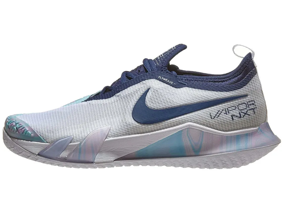 Nike React Vapor NXT AC Glacier/Navy Men's Tennis Shoes - 2022 NEW ARRIVAL