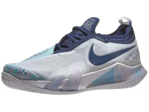 Nike React Vapor NXT AC Glacier/Navy Men's Tennis Shoes - 2022 NEW ARRIVAL