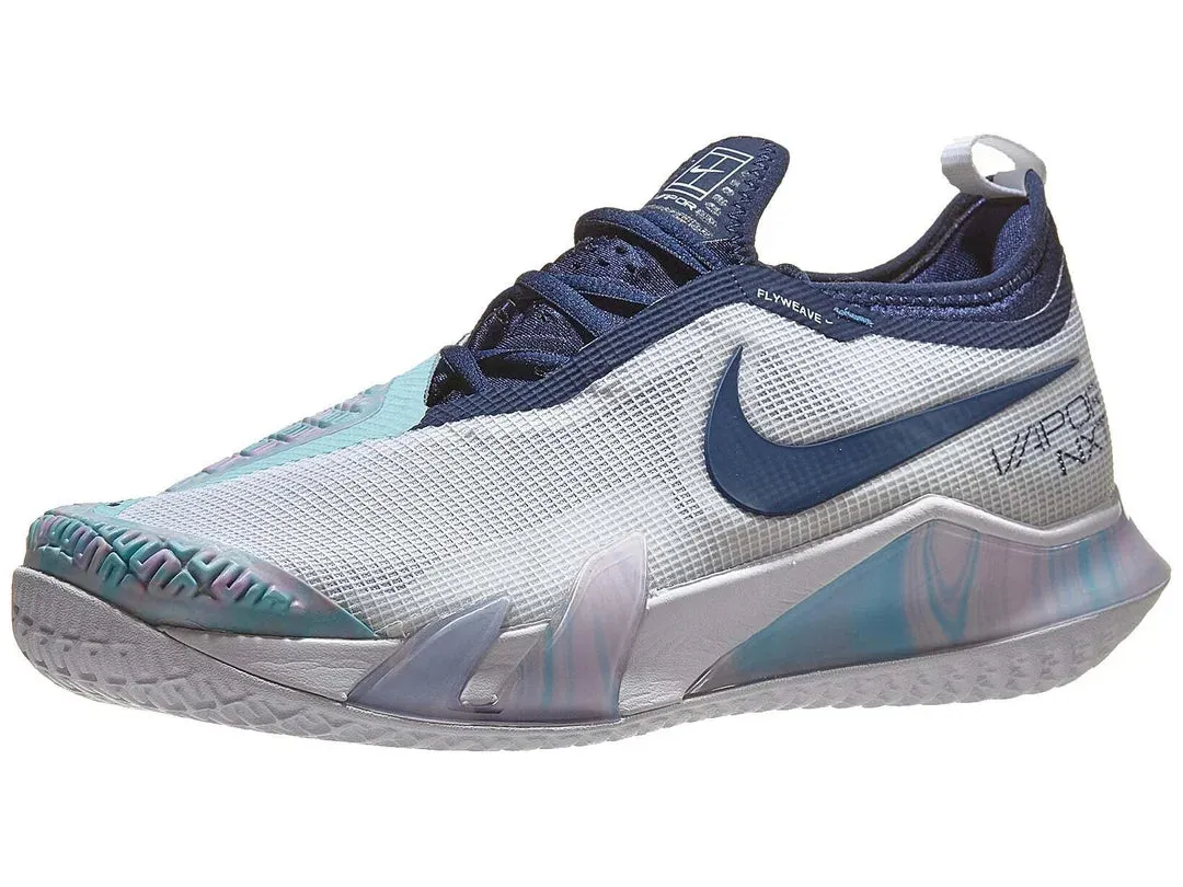 Nike React Vapor NXT AC Glacier/Navy Men's Tennis Shoes - 2022 NEW ARRIVAL