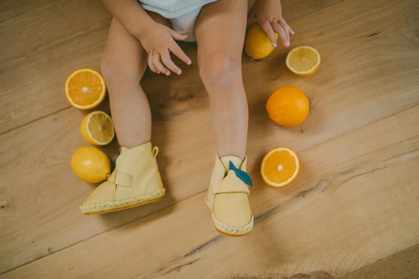 Nino Fruit Booties - Lemon