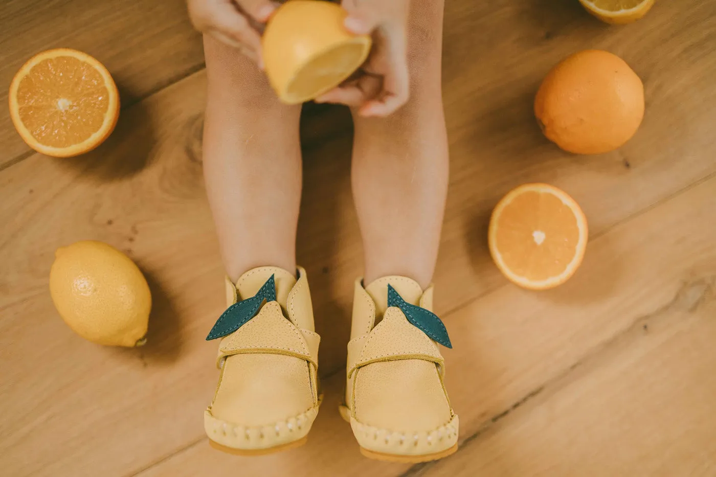Nino Fruit Booties - Lemon