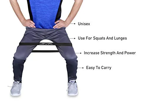 Nivia Lateral Resistance Band and Tubes 2.0 (Pack of 2, Black Level-4)