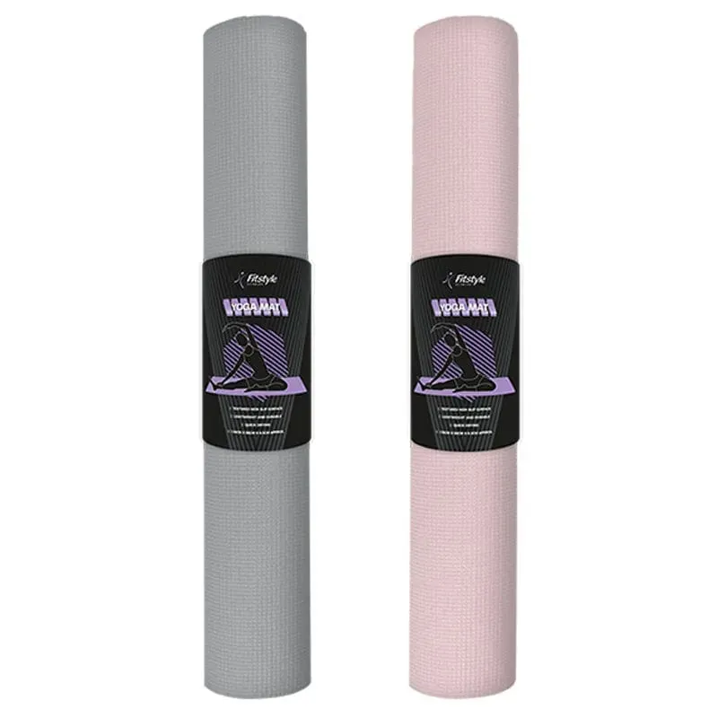 Non-Slip Lightweight Yoga Mat 130cm x 58cm | Yoga Mat Carry Bags aslo available