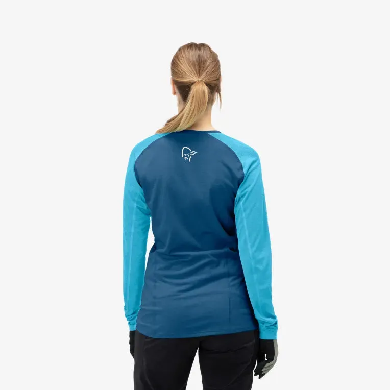 Norrona Women Fjora Equaliser Lightweight Long Sleeve - Mykonos - AW24