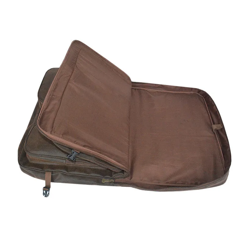 Not Just a Garment Bag - Brown Faux Suede