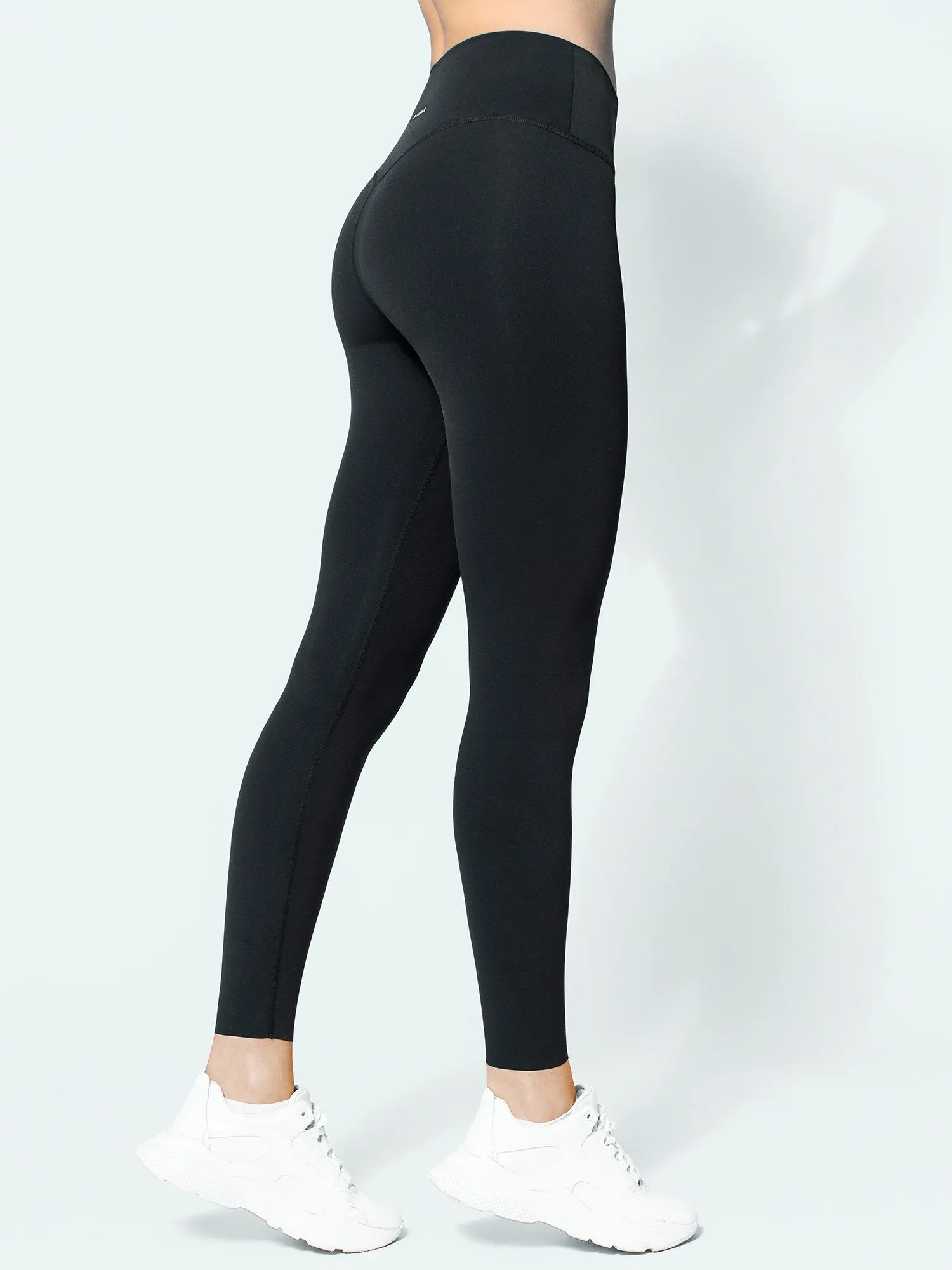 NUDE SHAPE HIGH WAIST PANTS, BLACK