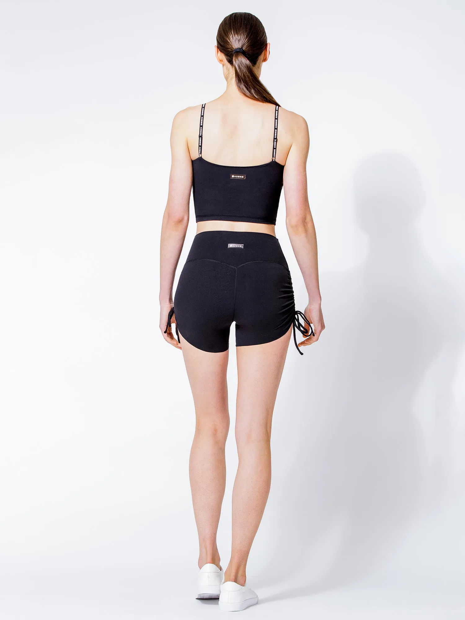 NUDE SHAPE HOT YOGA SHORTS, BLACK