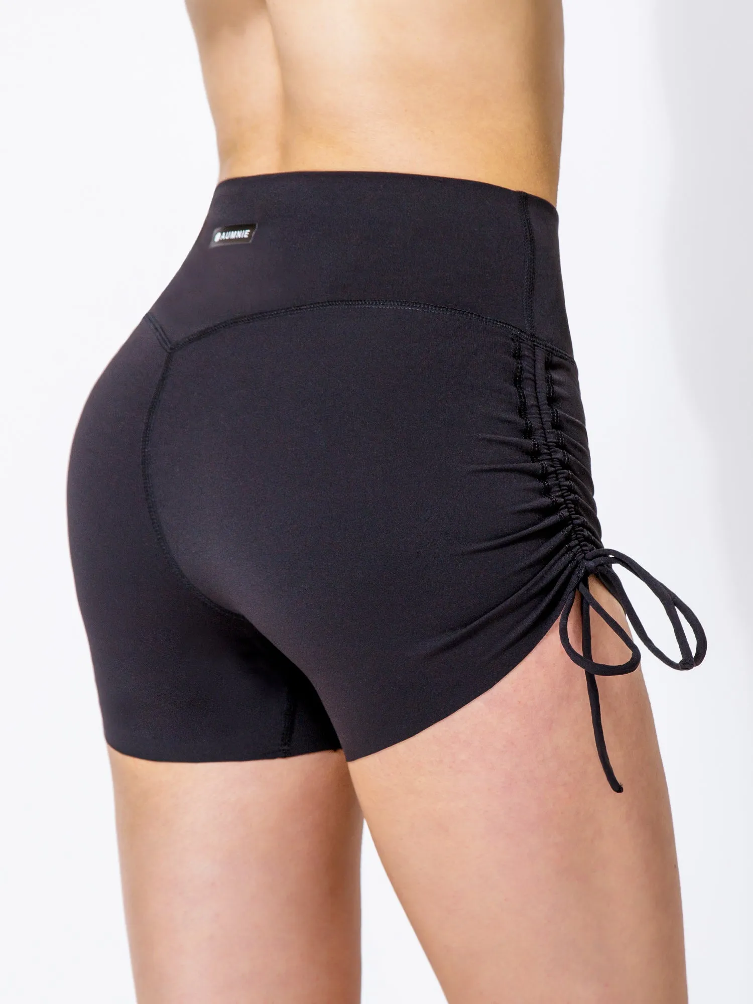 NUDE SHAPE HOT YOGA SHORTS, BLACK