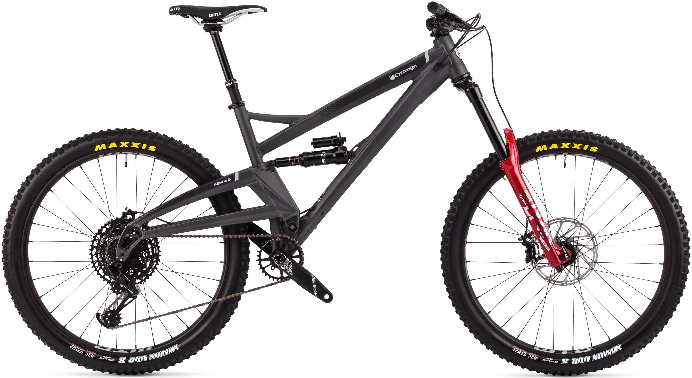 Orange Alpine 6 Pro-Line Full Suspension Mountain Bike 2020 Ex-Demo - Matt Charcoal Grey