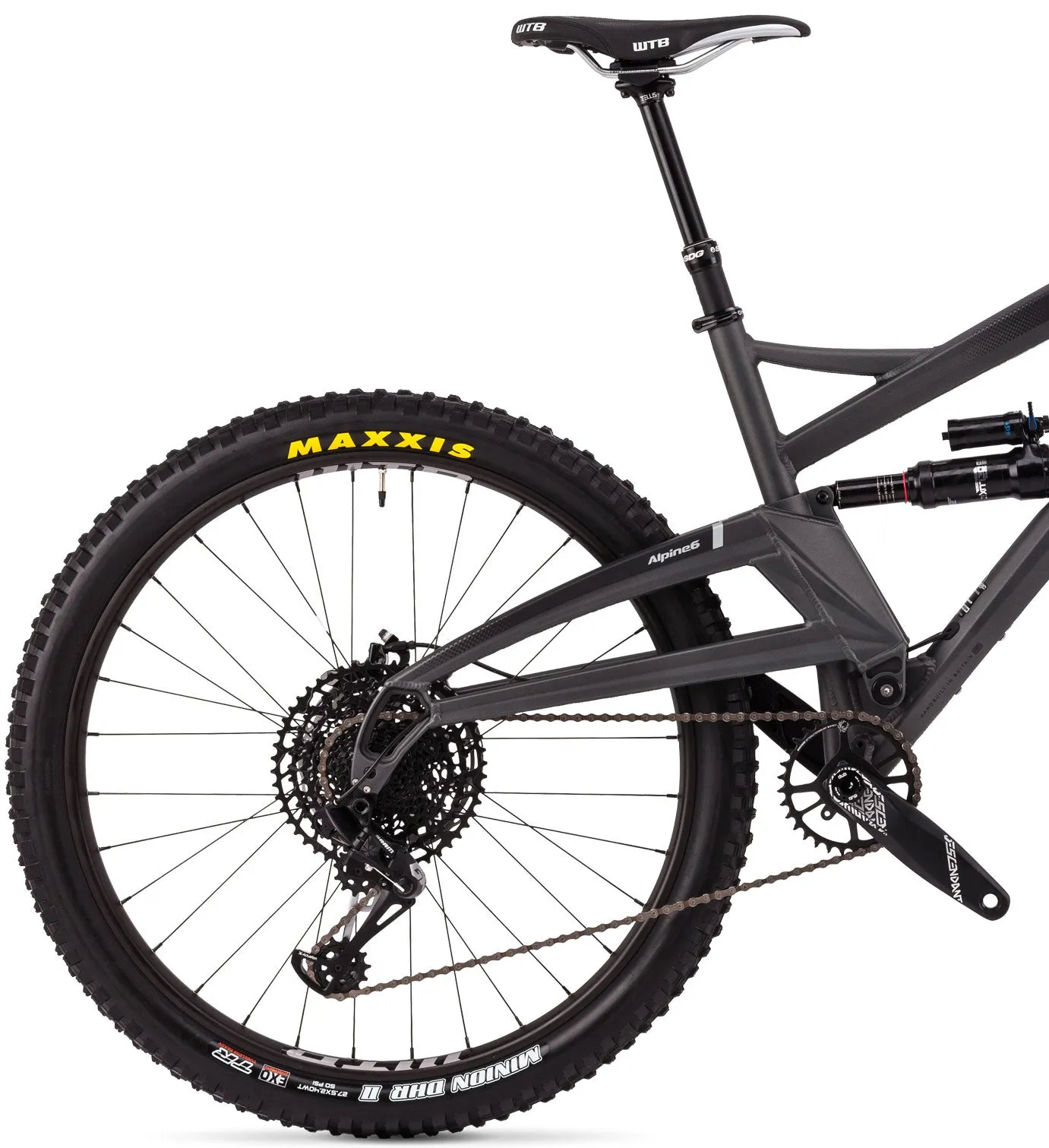 Orange Alpine 6 Pro-Line Full Suspension Mountain Bike 2020 Ex-Demo - Matt Charcoal Grey