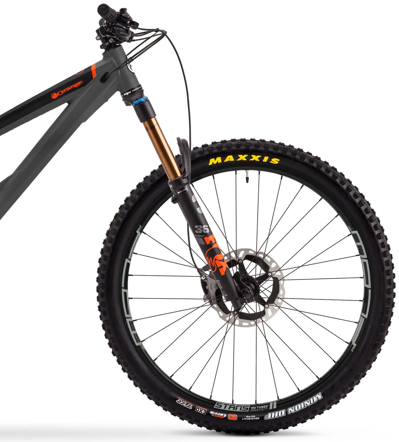 Orange Switch 6 RS Full Suspension Mountain Bike 2022 - Matte Charcoal Grey