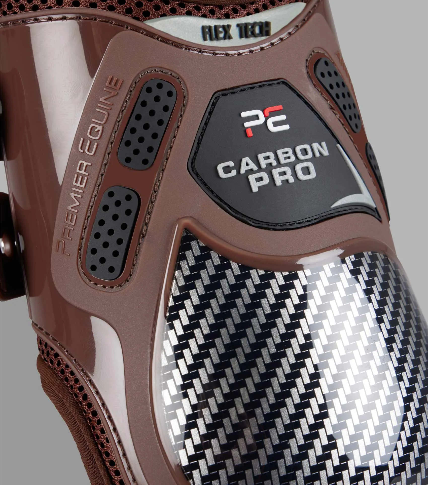 PEI Carbon Pro Fetlock Boots - Brown
