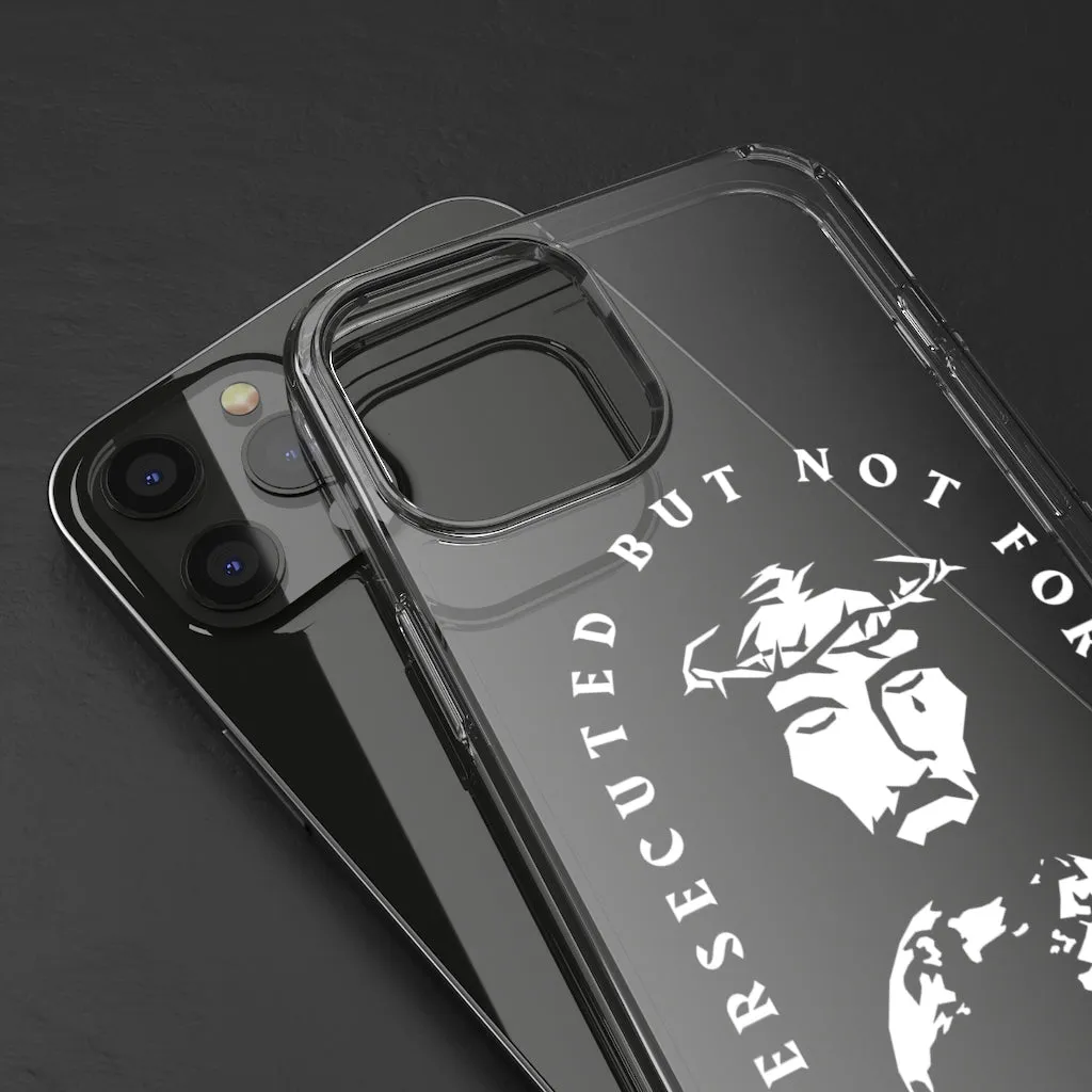 Persecuted, but not Forsaken Clear Phone Case