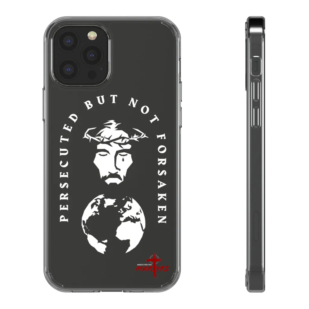 Persecuted, but not Forsaken Clear Phone Case