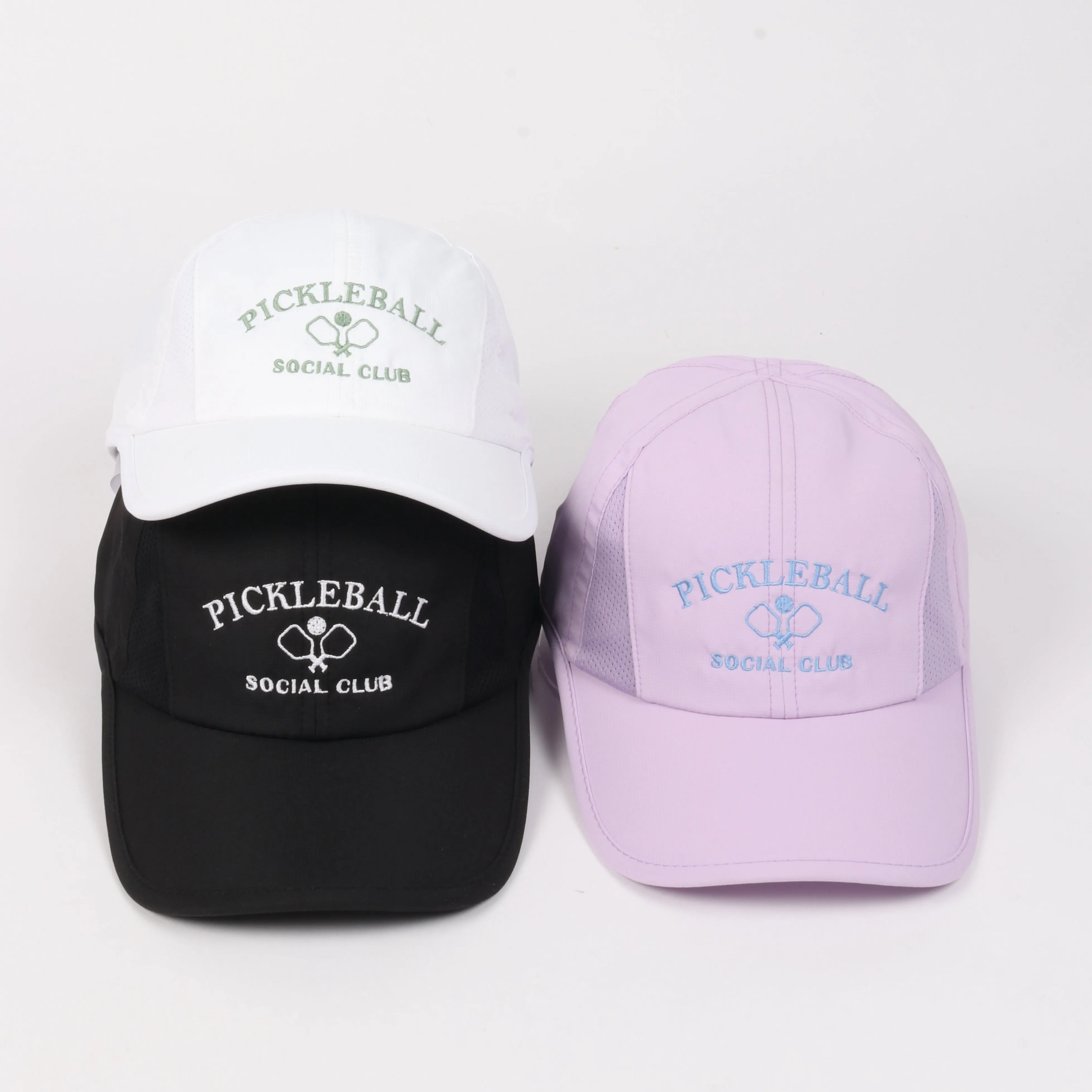 Pickleball Social Club with Paddles Lightweight Ponyflo® Cap