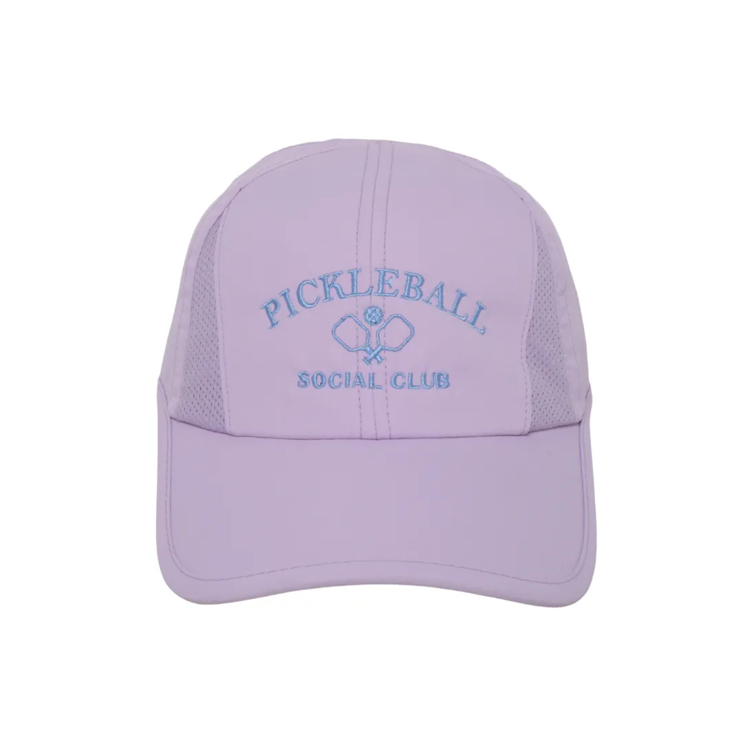Pickleball Social Club with Paddles Lightweight Ponyflo® Cap