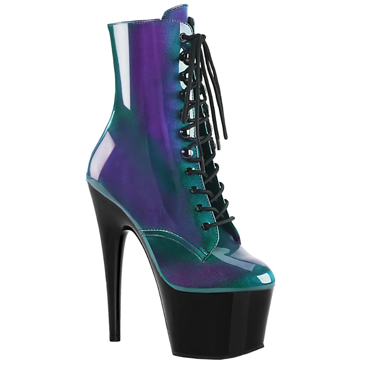 Pleaser ADORE-1020SHG Purple-Green / Black