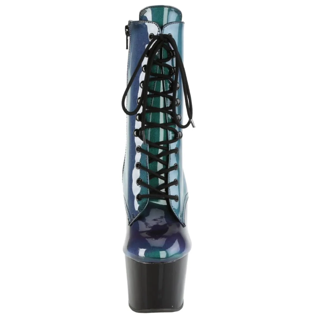 Pleaser ADORE-1020SHG Purple-Green / Black