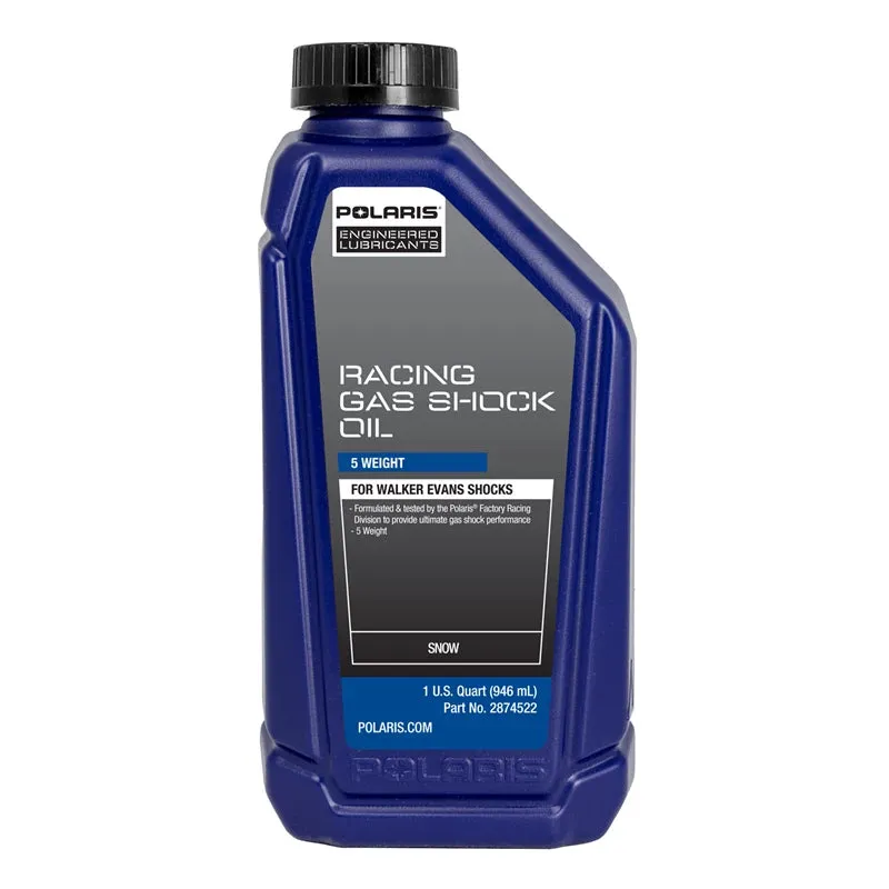 Polaris Racing Gas Shock Oil 5W for Walker Evans Shocks (1 Quart)
