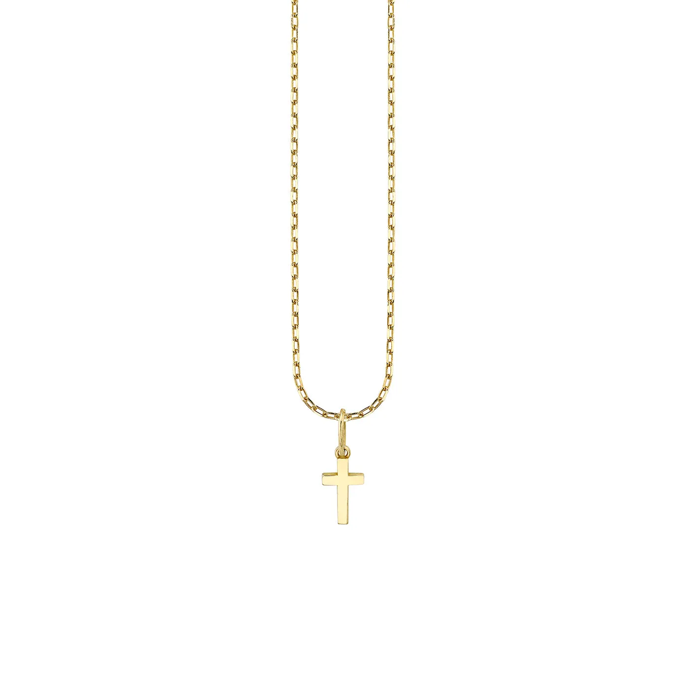 Pure Gold Tiny Cross Charm