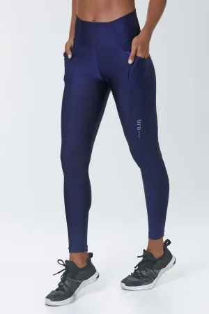 Rafaela Blue Power Phone Pocket  Tights leggings