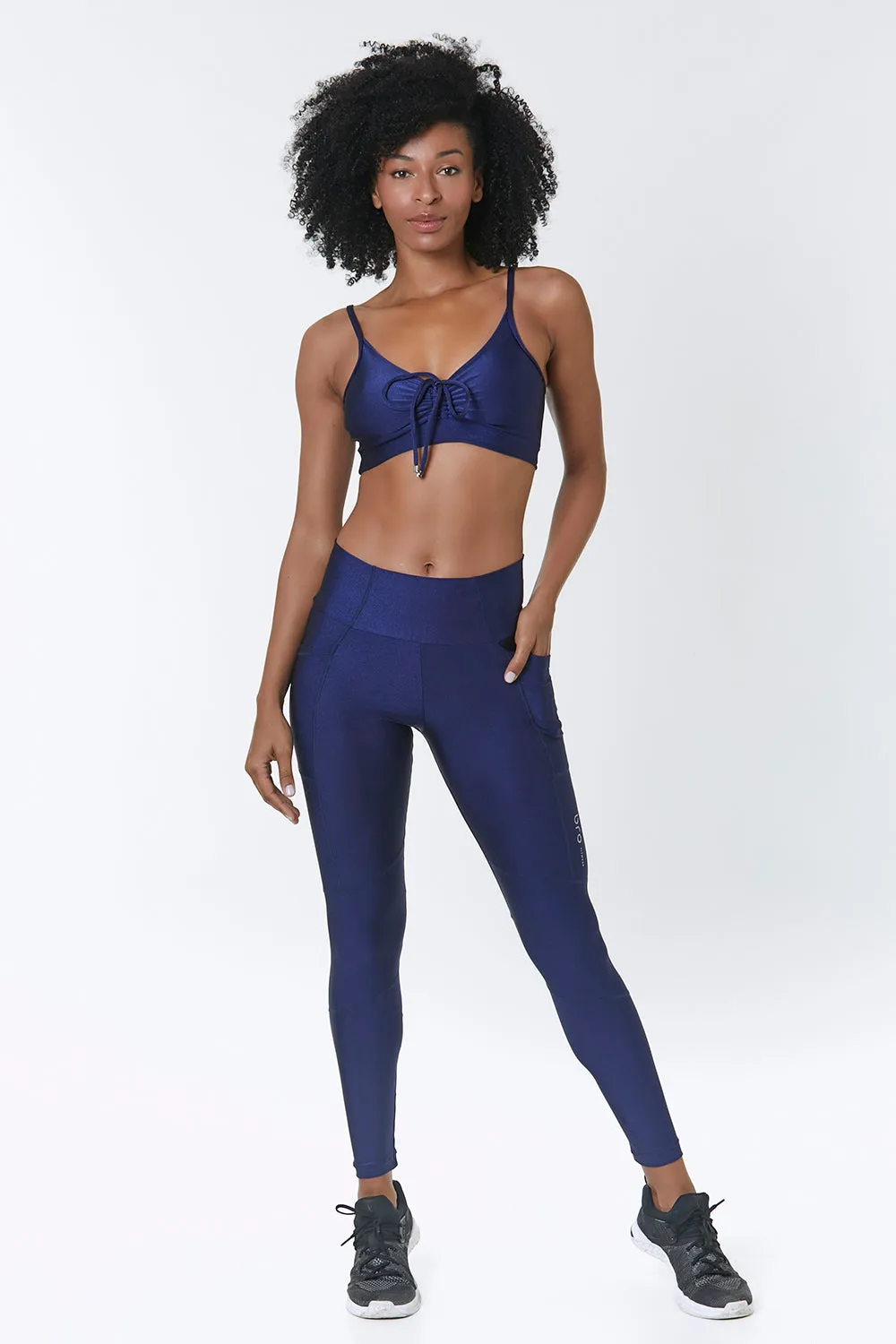 Rafaela Blue Power Phone Pocket  Tights leggings