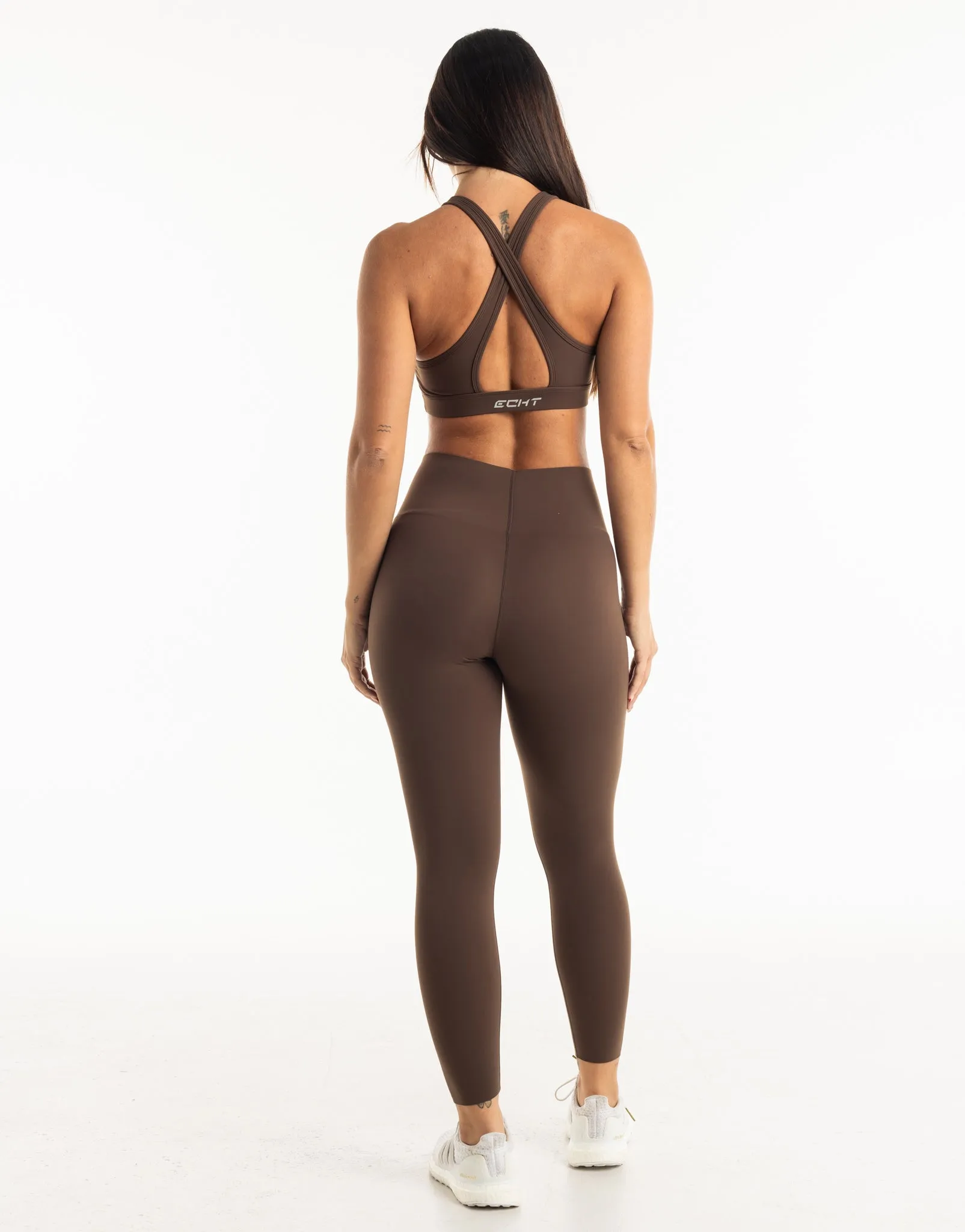 Range Sports Bra - Fudge Brown