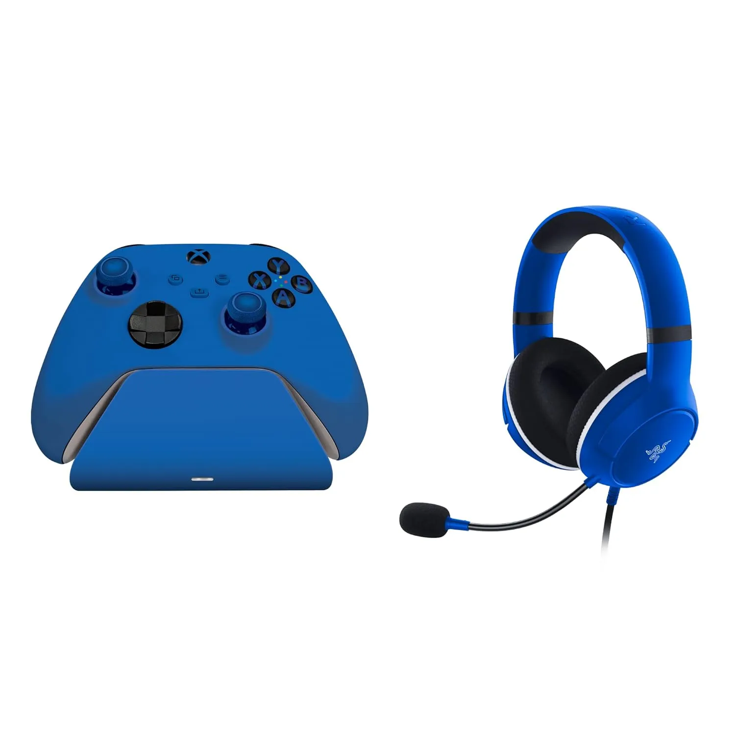 Razer Essential Duo Bundle for Xbox - Kaira X Wired Headset & Universal Quick Charging Stand for Xbox Controllers (Controller sold separately)