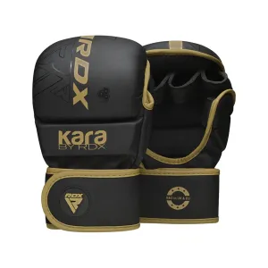 RDX F6 KARA SHOOTER GOLDEN MMA GRAPPLING GLOVES WITH BEST KNUCKLE PROTECTION