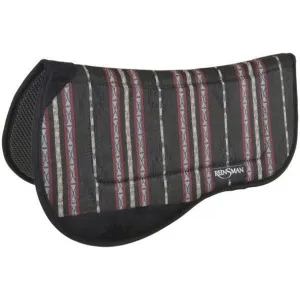 Reinsman Round Contoured Trail 30″ x 34″ Bronco Black Tacky-Too Backed Pad