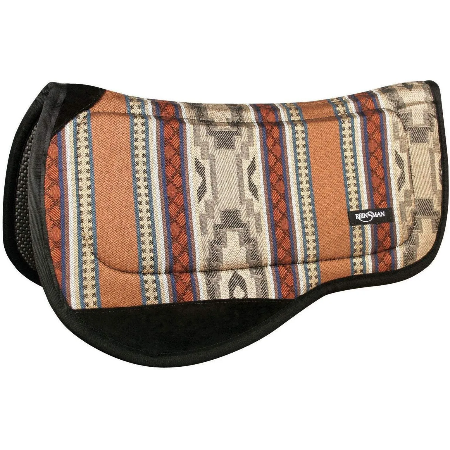 Reinsman Round Contoured Trail 30″ x 34″ Corral Beige Tacky-Too Backed Pad