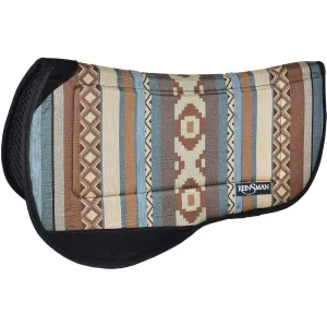 Reinsman Round Contoured Trail 30″ x 34″ Desert Sky Tacky-Too Backed Pad