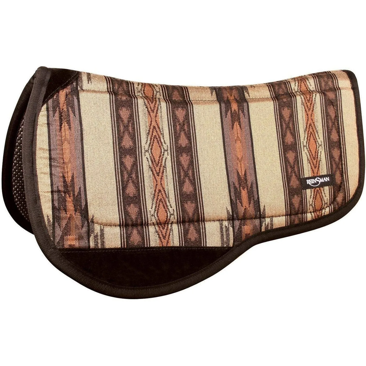 Reinsman Round Contoured Trail 30″ x 34″ Santa Fe Caramel Tacky-Too Backed Pad