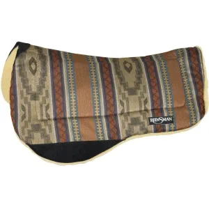 Reinsman Round Contoured Trail 30" X 34" Corral Beige Fleece Backed Pad