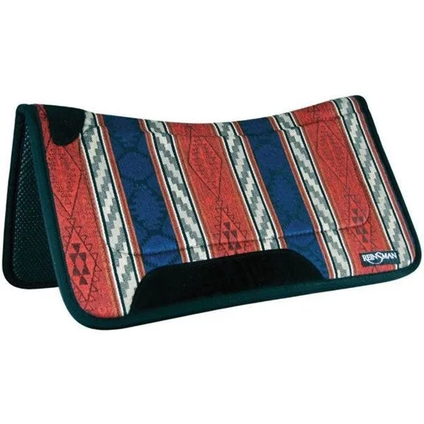 Reinsman Square Contour 32" x 32" Diablo Red Fleece Backed Pad