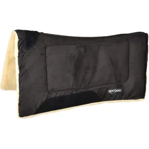 Reinsman Square Contour Black Fleece Backed Pad