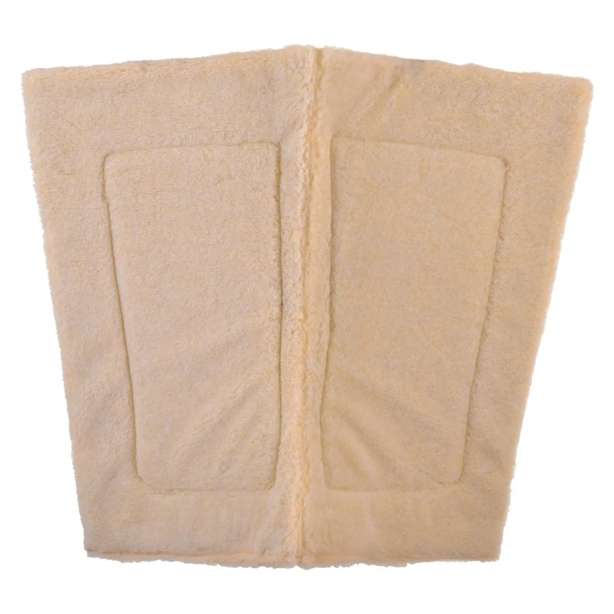 Reinsman Square Contour Bronco Pewter Grey Fleece Backed Pad